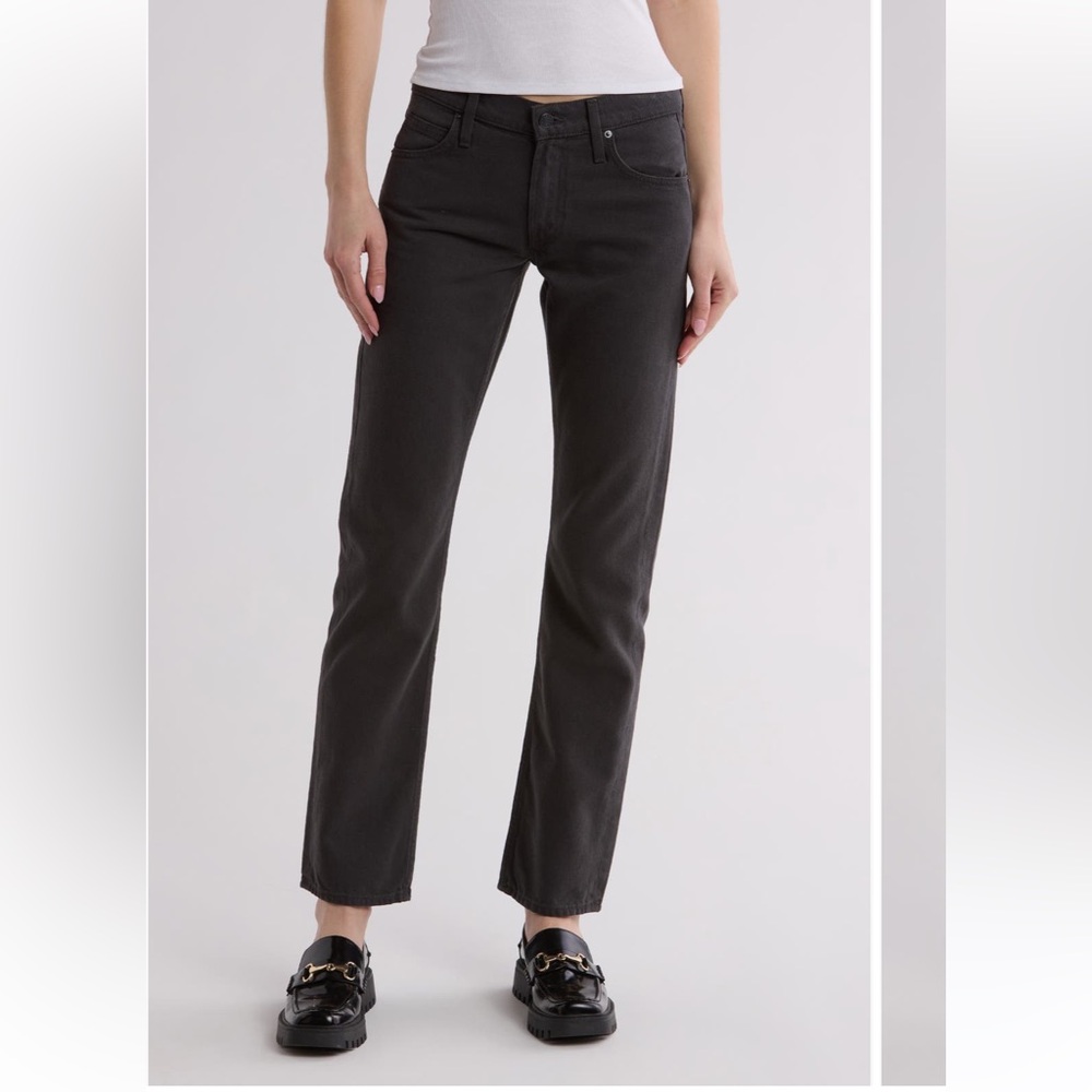 Mother Snacks The Down Low Sweet Tooth Skimp Jeans in Faded Black Size 28